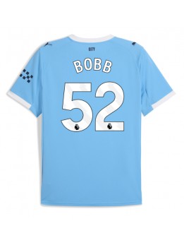 Manchester City Oscar Bobb #52 Replika Hemmakläder 2025-26 Kortärmad